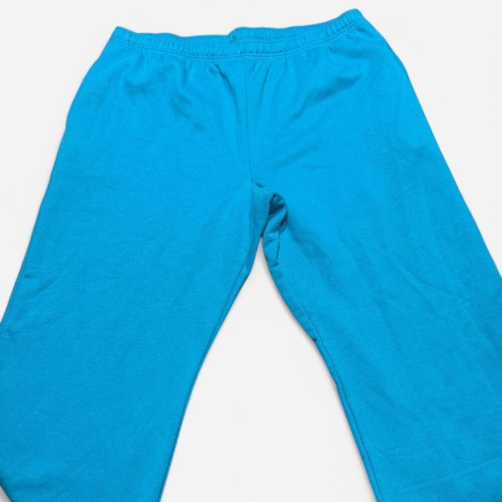 NEW Sky Blue Cotton Sweatpants XL With Elastic Waistband